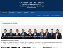 Tablet Screenshot of heller-epe-partner.de